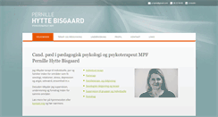 Desktop Screenshot of hyttebisgaard.dk