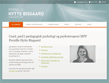 Tablet Screenshot of hyttebisgaard.dk
